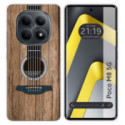 Funda Silicona para Xiaomi Poco M8 5G diseño Madera 11 Dibujos