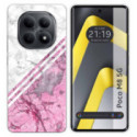 Funda Silicona para Xiaomi Poco M8 5G diseño Mármol 03 Dibujos