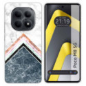 Funda Silicona para Xiaomi Poco M8 5G diseño Mármol 05 Dibujos
