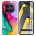 Funda Silicona para Xiaomi Poco M8 5G diseño Mármol 15 Dibujos
