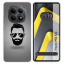 Funda Silicona para Xiaomi Poco M8 5G diseño Barba Dibujos