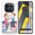 Funda Silicona para Xiaomi Poco M8 5G diseño Café Dibujos
