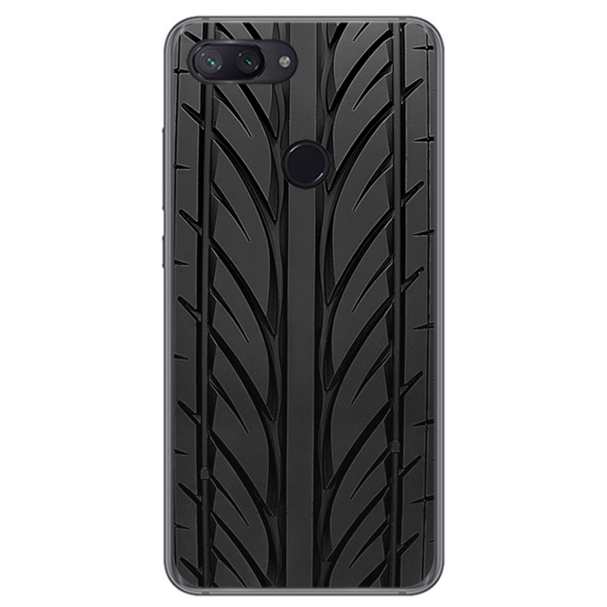 Funda Gel Tpu para Xiaomi Mi 8 Lite Diseño Neumatico Dibujos