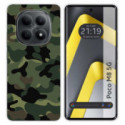 Funda Silicona para Xiaomi Poco M8 5G diseño Camuflaje Dibujos