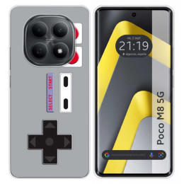 Funda Silicona para Xiaomi Poco M8 5G diseño Consola Dibujos