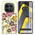 Funda Silicona para Xiaomi Poco M8 5G diseño Primavera En Flor Dibujos