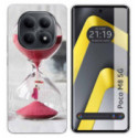Funda Silicona para Xiaomi Poco M8 5G diseño Reloj Dibujos
