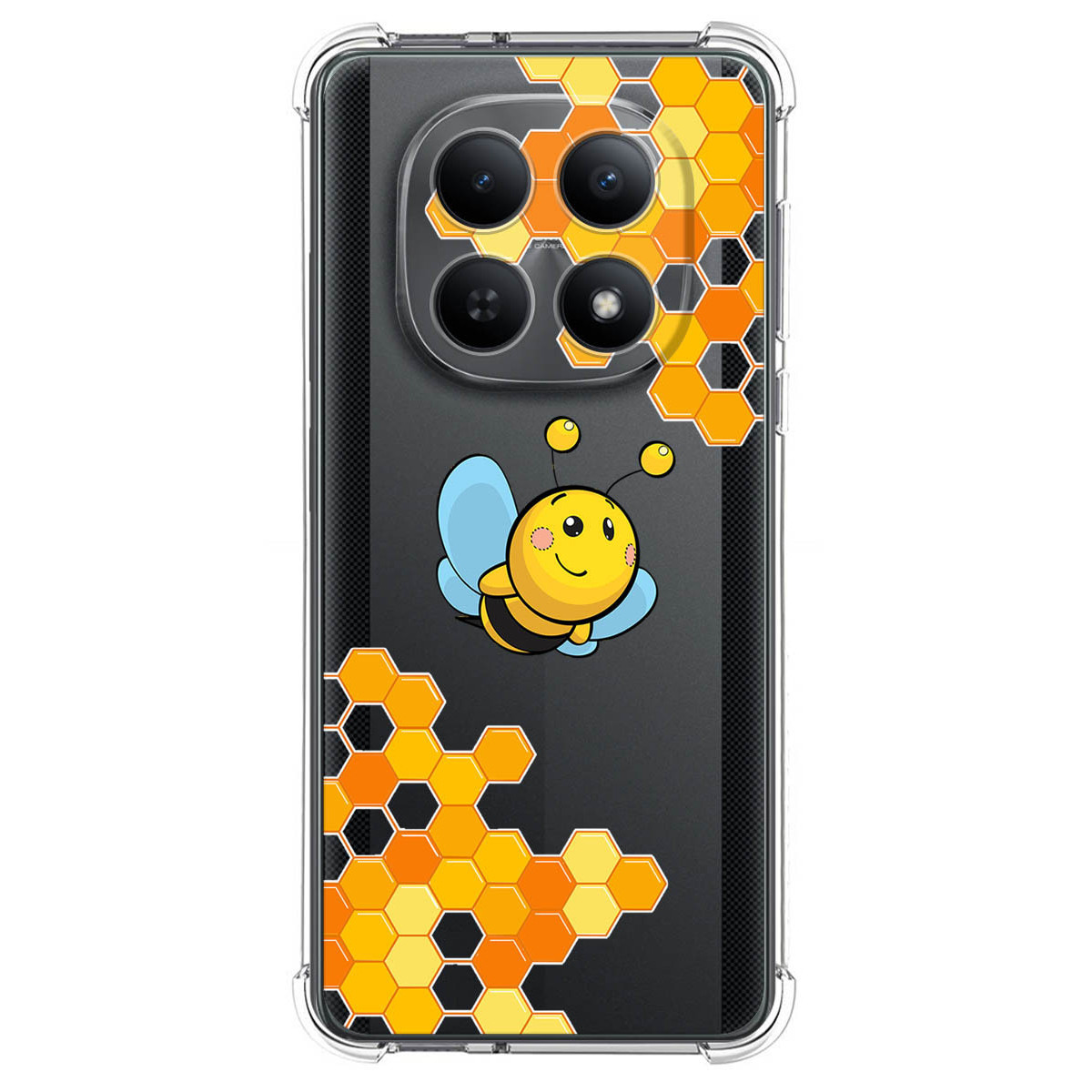 Funda Silicona Antigolpes para Xiaomi Poco M8 5G diseño Abeja Dibujos