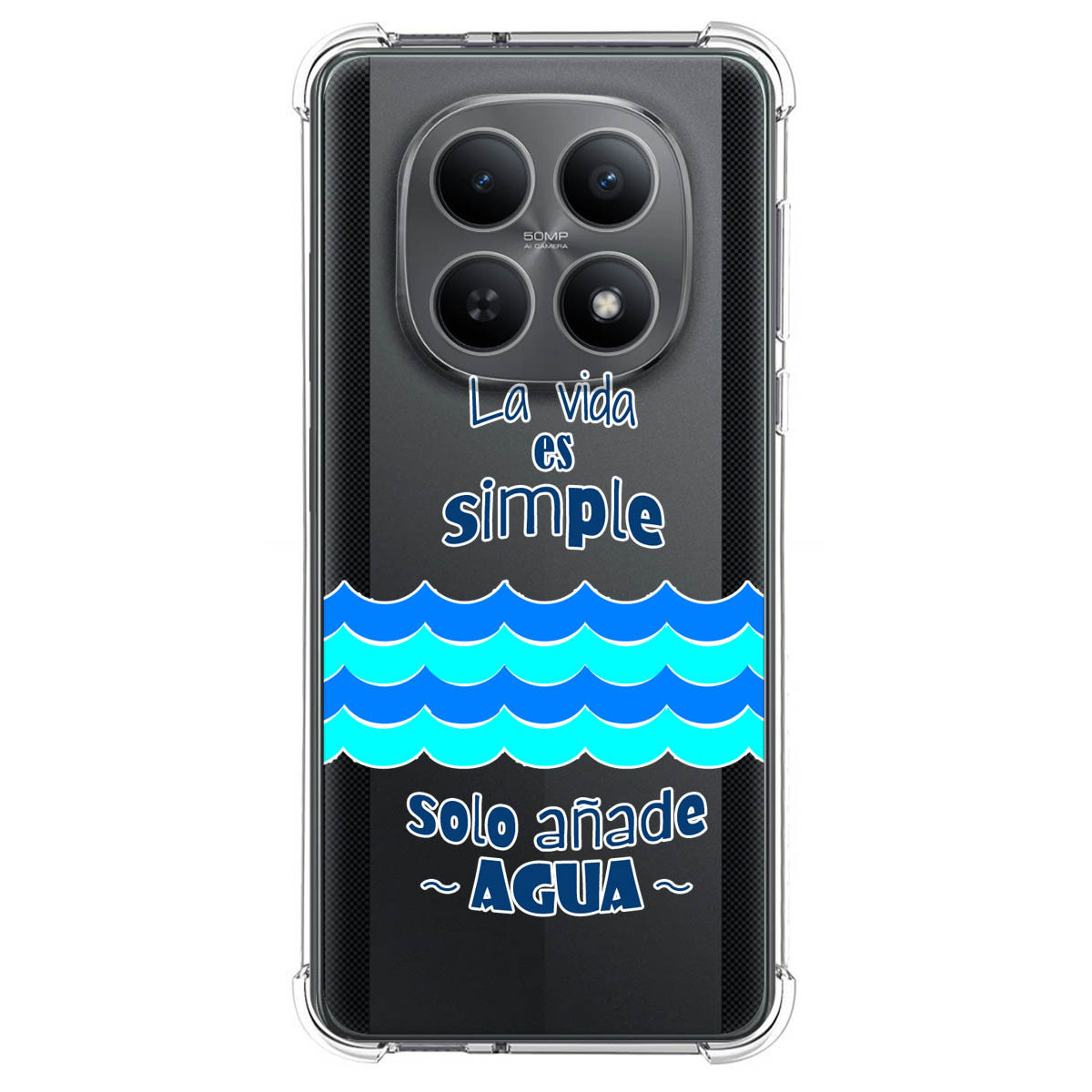 Funda Silicona Antigolpes para Xiaomi Poco M8 5G diseño Agua Dibujos