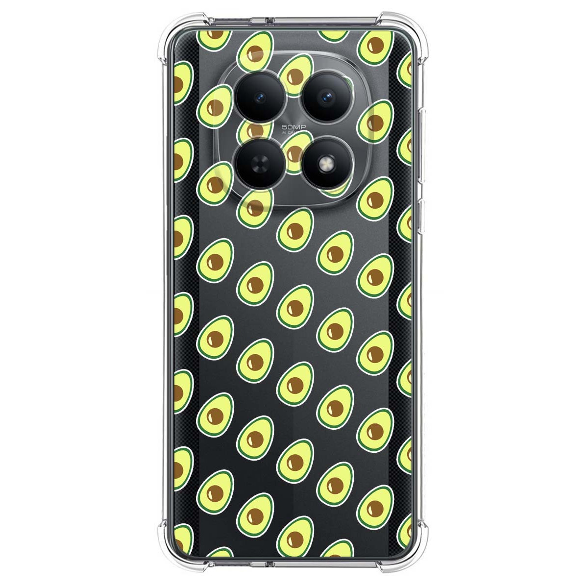 Funda Silicona Antigolpes para Xiaomi Poco M8 5G diseño Aguacate Dibujos