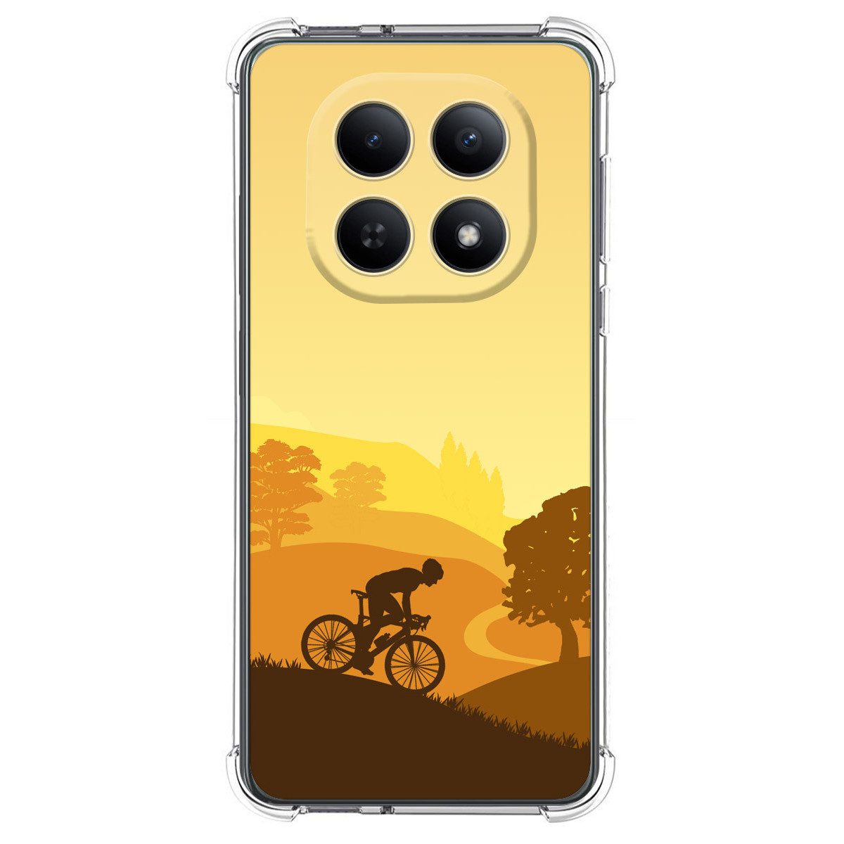 Funda Silicona Antigolpes para Xiaomi Poco M8 5G diseño Ciclista Dibujos
