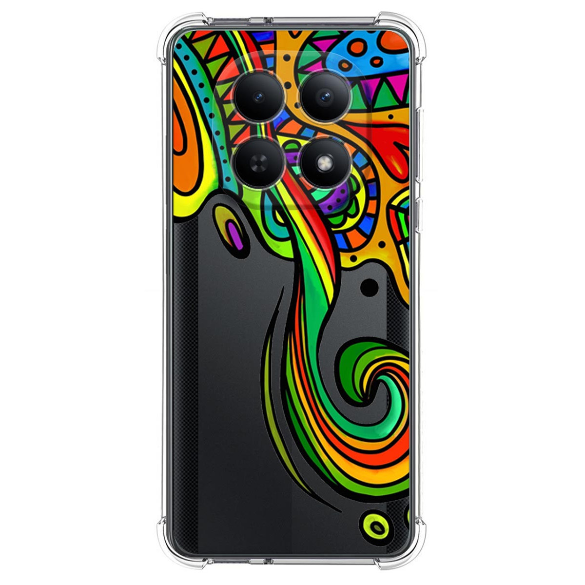 Funda Silicona Antigolpes para Xiaomi Poco M8 5G diseño Colores Dibujos