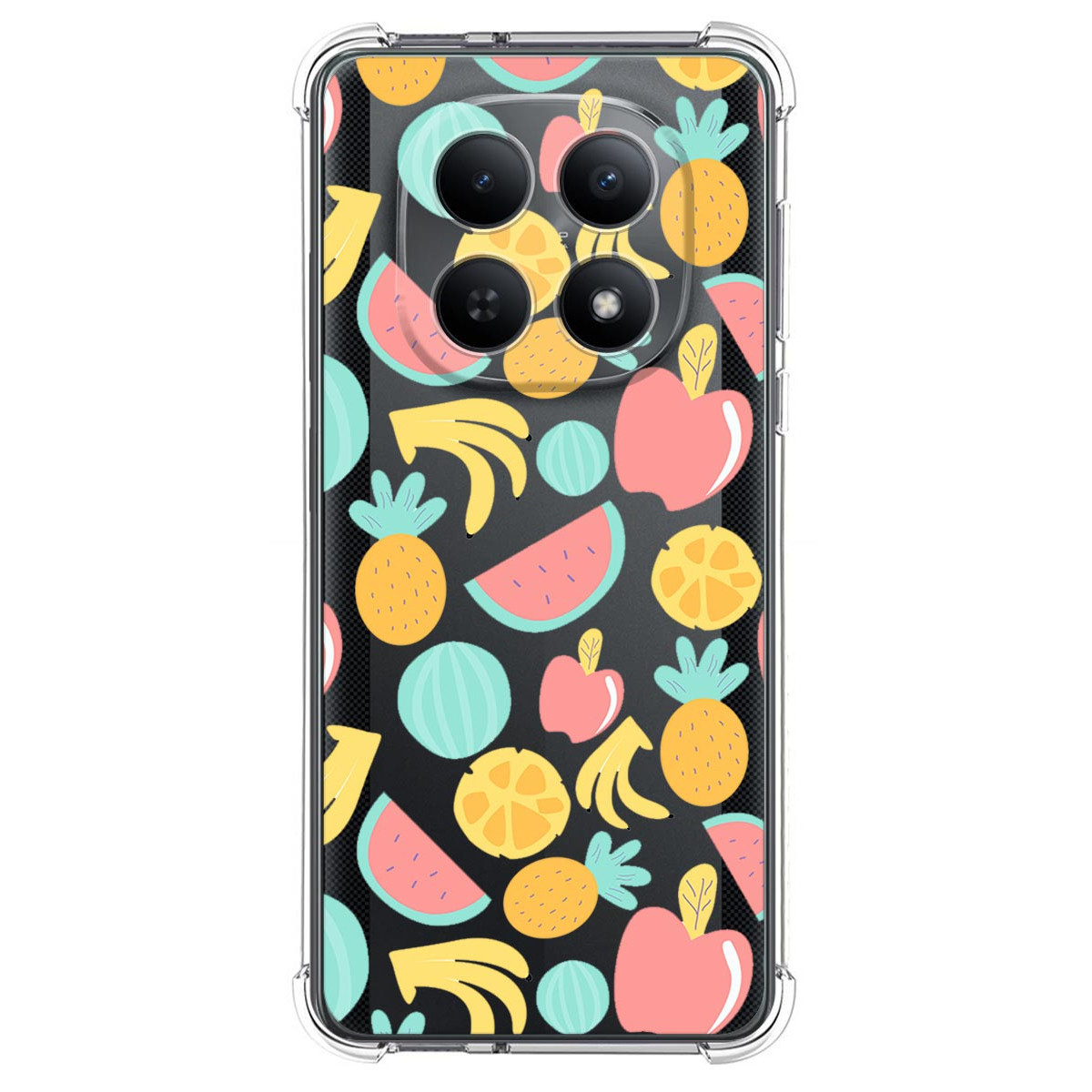 Funda Silicona Antigolpes para Xiaomi Poco M8 5G diseño Frutas 02 Dibujos