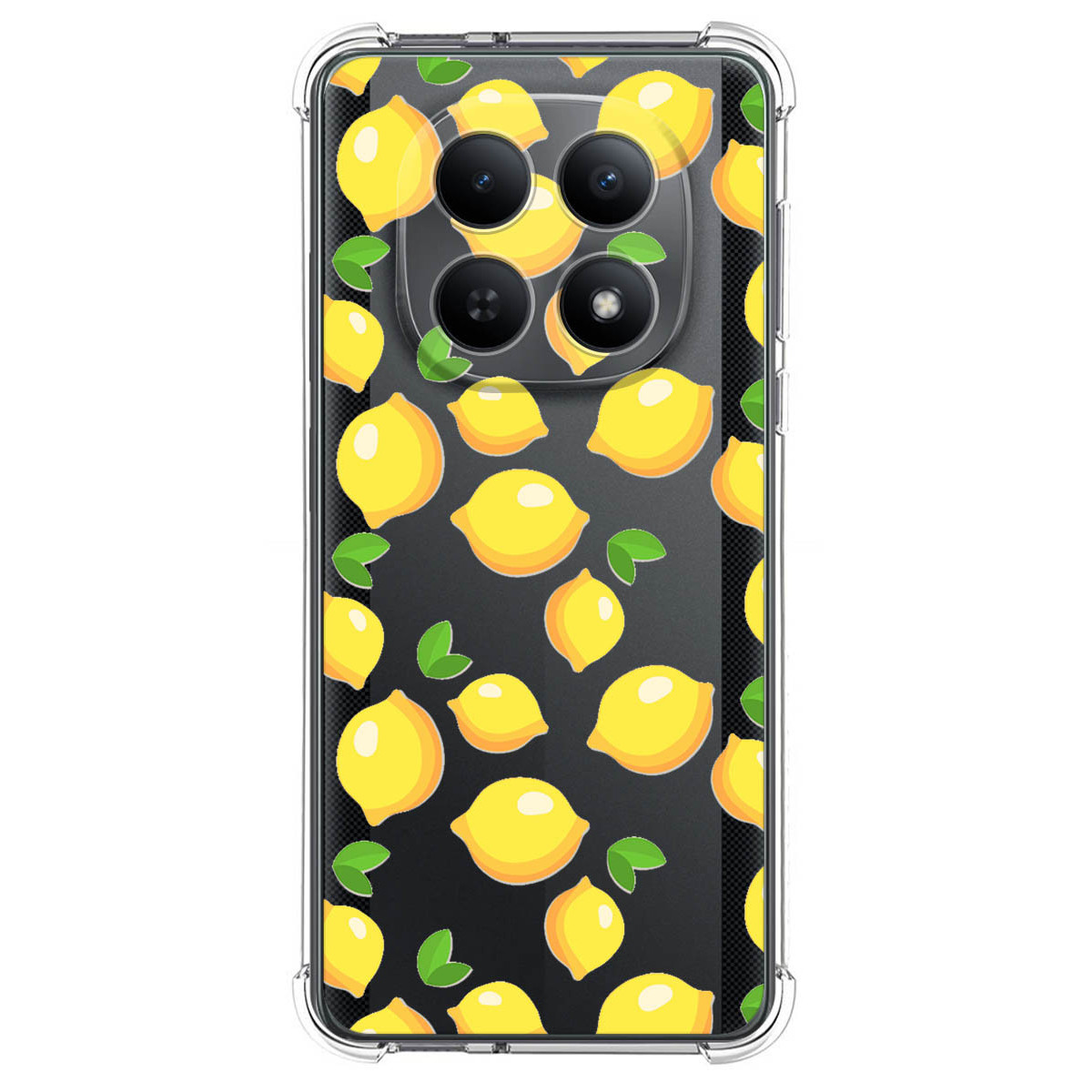Funda Silicona Antigolpes para Xiaomi Poco M8 5G diseño Limones Dibujos