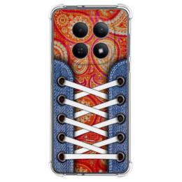 Funda Silicona Antigolpes para Xiaomi Poco M8 5G diseño Zapatillas 10 Dibujos