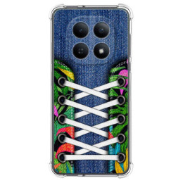 Funda Silicona Antigolpes para Xiaomi Poco M8 5G diseño Zapatillas 13 Dibujos