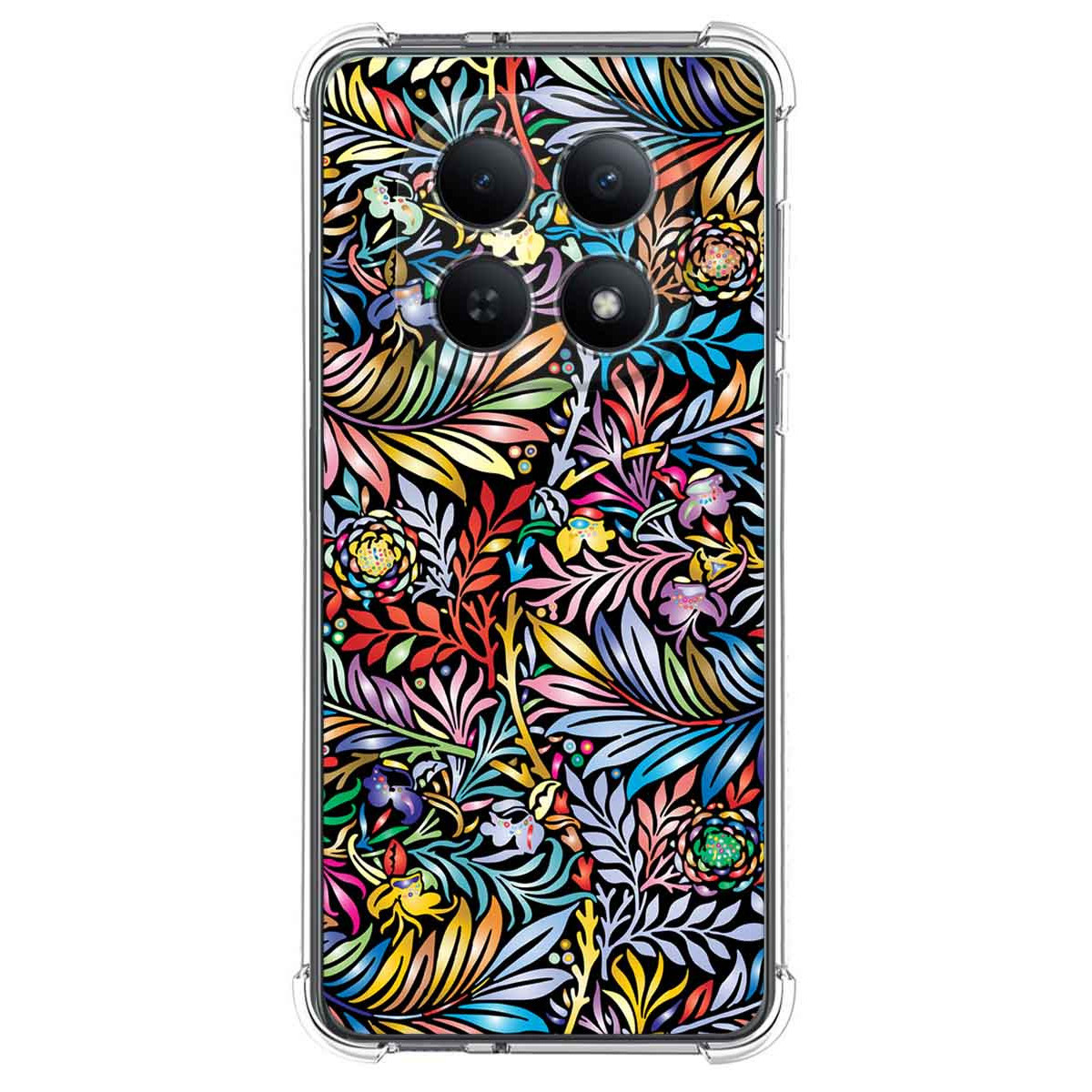 Funda Silicona Antigolpes para Xiaomi Poco M8 5G diseño Flores 04 Dibujos