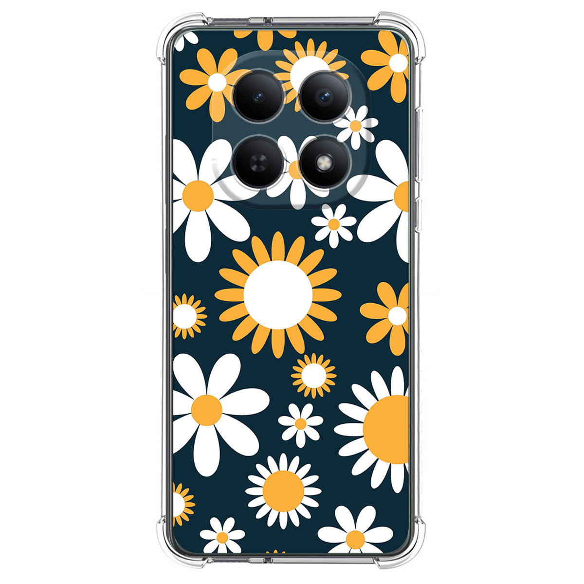 Funda Silicona Antigolpes para Xiaomi Poco M8 5G diseño Flores 08 Dibujos