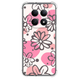 Funda Silicona Antigolpes para Xiaomi Poco M8 5G diseño Flores 09 Dibujos