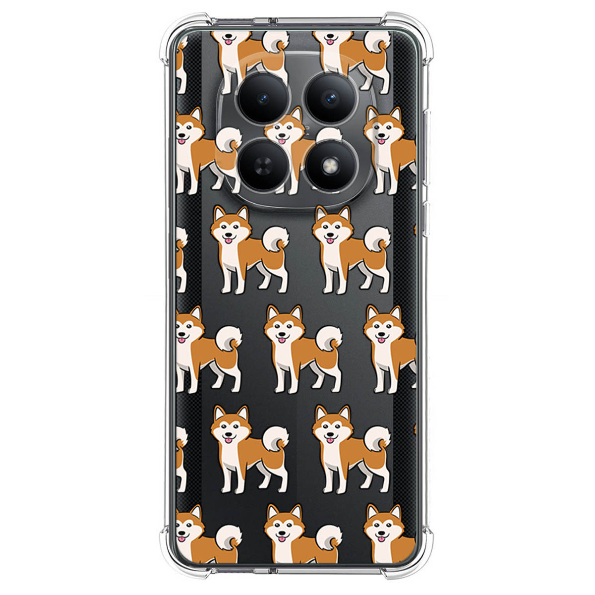 Funda Silicona Antigolpes para Xiaomi Poco M8 5G diseño Perros 08 Dibujos