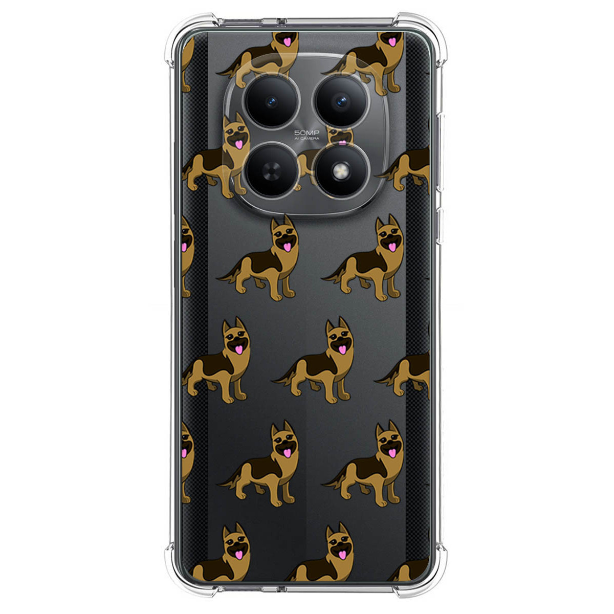 Funda Silicona Antigolpes para Xiaomi Poco M8 5G diseño Perros 09 Dibujos