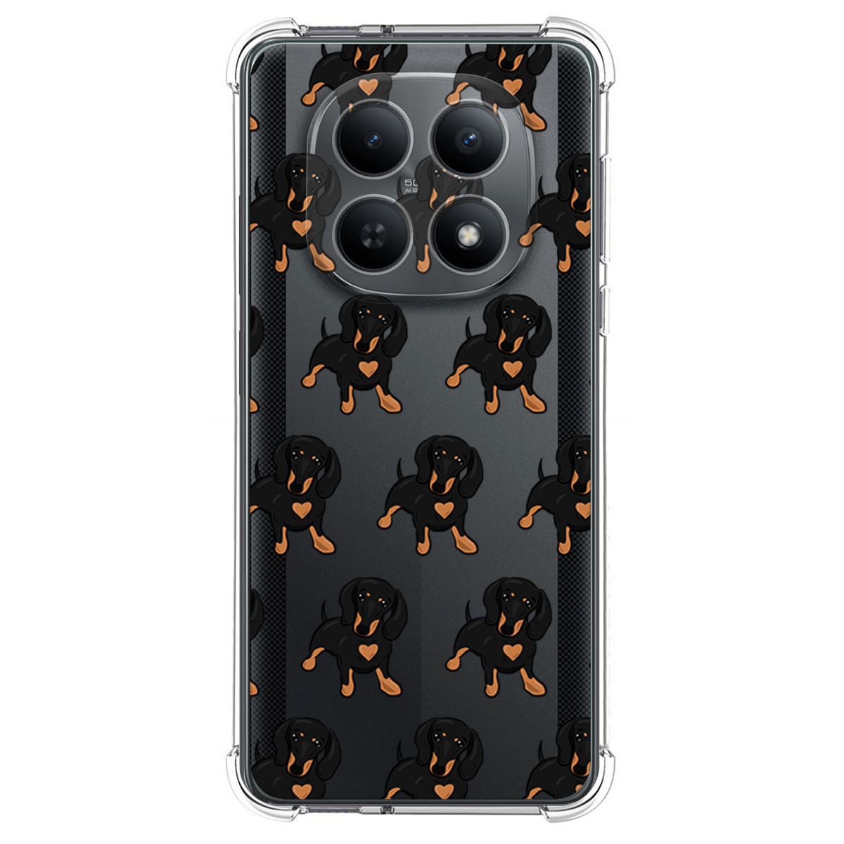 Funda Silicona Antigolpes para Xiaomi Poco M8 5G diseño Perros 10 Dibujos