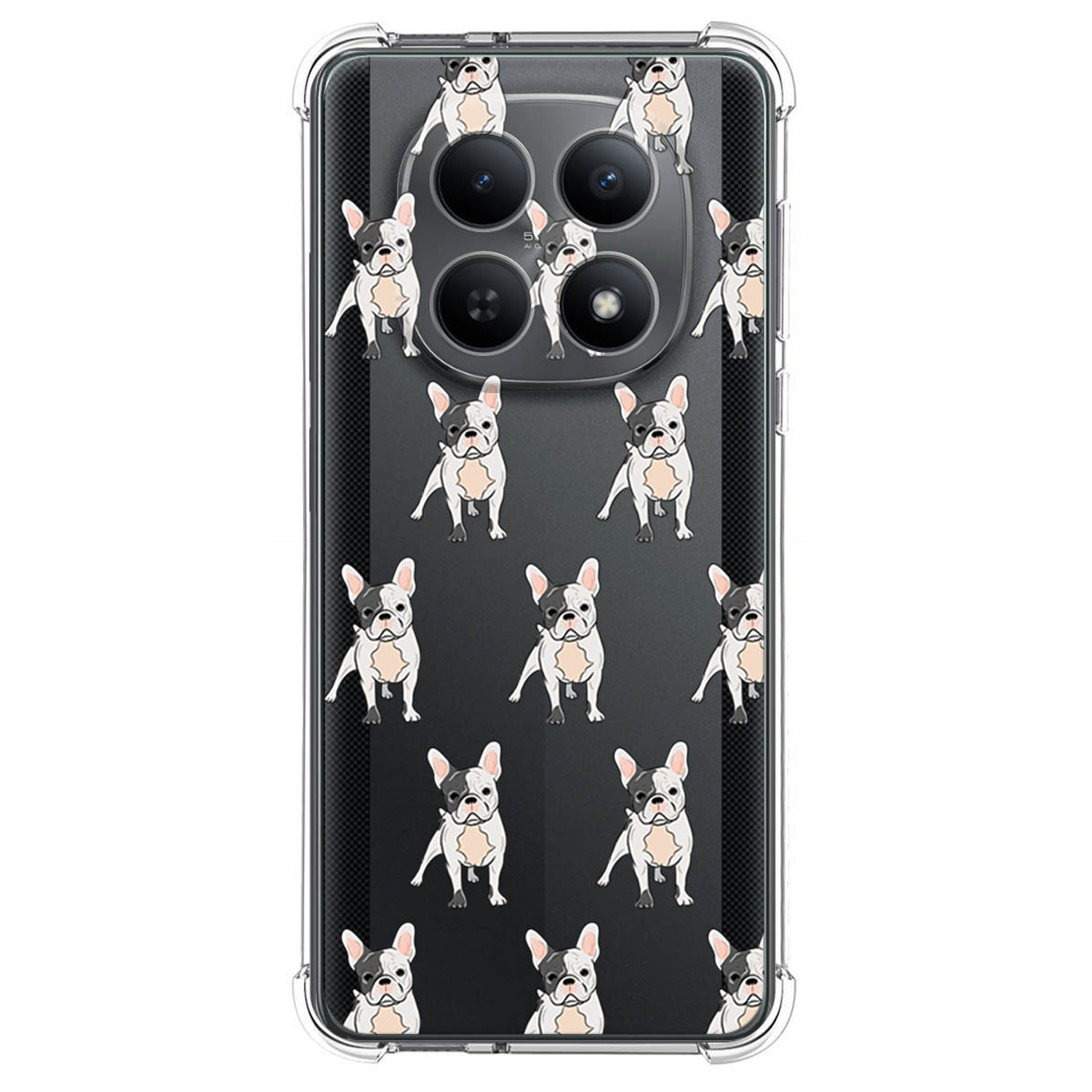 Funda Silicona Antigolpes para Xiaomi Poco M8 5G diseño Perros 12 Dibujos