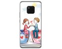 Funda Gel Tpu para Huawei Mate 20 Pro Diseño Café Dibujos