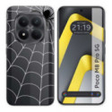Funda Silicona Transparente para Xiaomi Poco M8 Pro 5G diseño Araña Dibujos