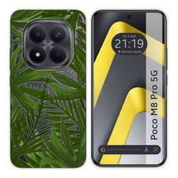 Funda Silicona Transparente para Xiaomi Poco M8 Pro 5G diseño Jungla Dibujos