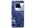 Funda Gel Tpu para Huawei Mate 20 Pro Diseño Circuito Dibujos