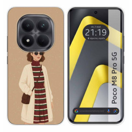 Funda Silicona para Xiaomi Poco M8 Pro 5G diseño Mujer 09 Dibujos
