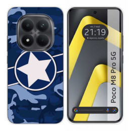 Funda Silicona para Xiaomi Poco M8 Pro 5G diseño Camuflaje 03 Dibujos