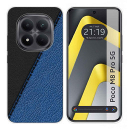 Funda Silicona para Xiaomi Poco M8 Pro 5G diseño Cuero 02 Dibujos