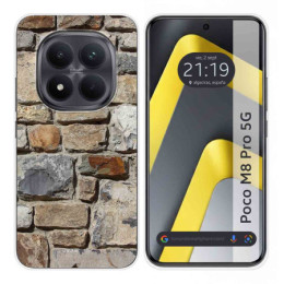 Funda Silicona para Xiaomi Poco M8 Pro 5G diseño Ladrillo 03 Dibujos
