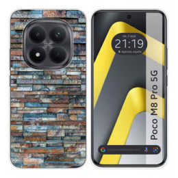 Funda Silicona para Xiaomi Poco M8 Pro 5G diseño Ladrillo 05 Dibujos