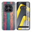 Funda Silicona para Xiaomi Poco M8 Pro 5G diseño Madera 10 Dibujos