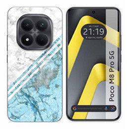 Funda Silicona para Xiaomi Poco M8 Pro 5G diseño Mármol 02 Dibujos