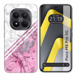 Funda Silicona para Xiaomi Poco M8 Pro 5G diseño Mármol 03 Dibujos