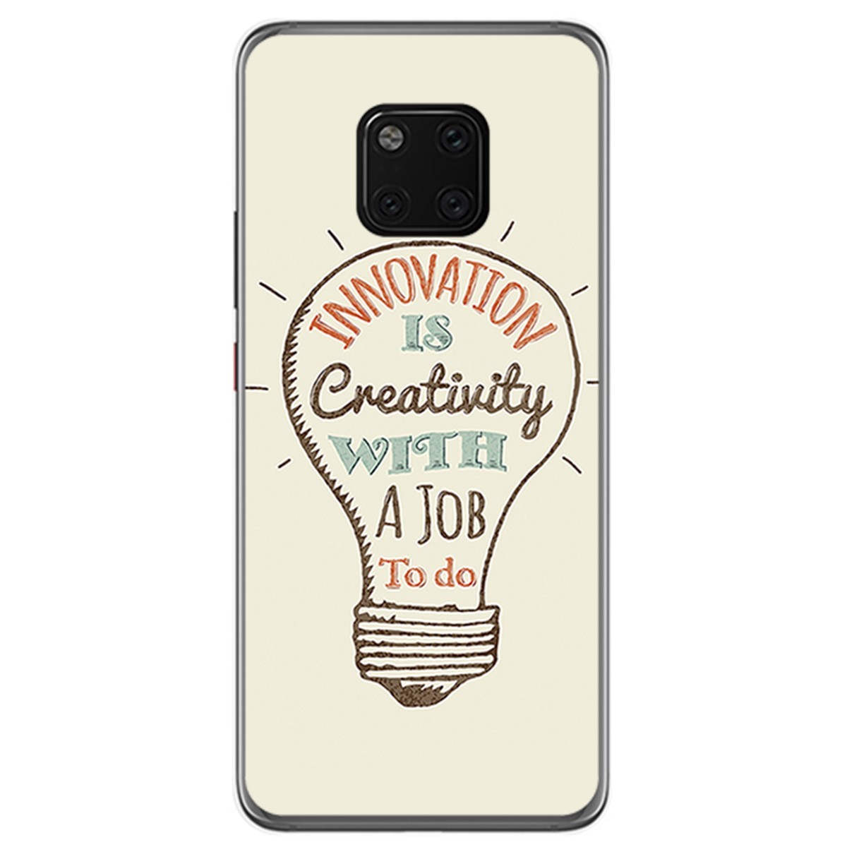 Funda Gel Tpu para Huawei Mate 20 Pro Diseño Creativity Dibujos