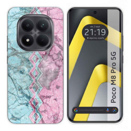 Funda Silicona para Xiaomi Poco M8 Pro 5G diseño Mármol 08 Dibujos