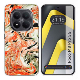 Funda Silicona para Xiaomi Poco M8 Pro 5G diseño Mármol 12 Dibujos