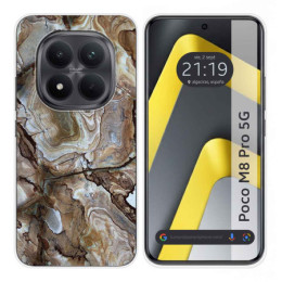 Funda Silicona para Xiaomi Poco M8 Pro 5G diseño Mármol 14 Dibujos