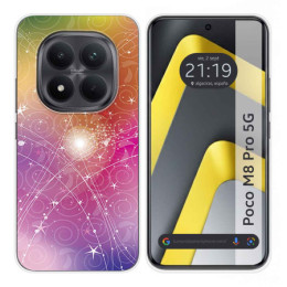 Funda Silicona para Xiaomi Poco M8 Pro 5G diseño Abstracto Dibujos