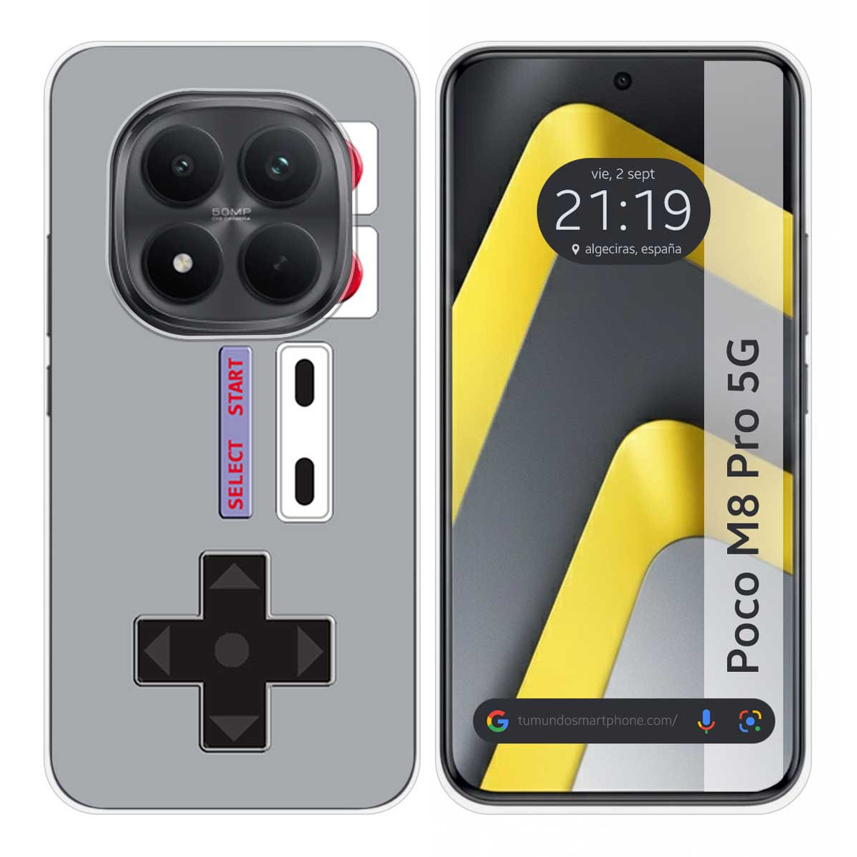 Funda Silicona para Xiaomi Poco M8 Pro 5G diseño Consola Dibujos