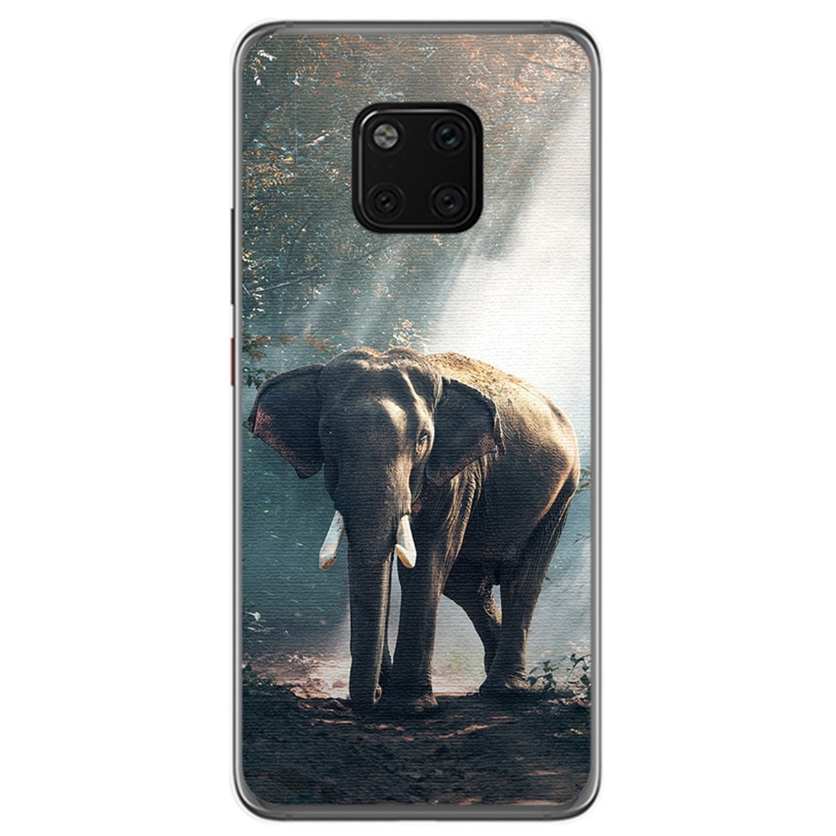 Funda Gel Tpu para Huawei Mate 20 Pro Diseño Elefante Dibujos