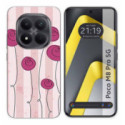 Funda Silicona para Xiaomi Poco M8 Pro 5G diseño Flores Vintage Dibujos