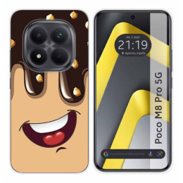Funda Silicona para Xiaomi Poco M8 Pro 5G diseño Helado Chocolate Dibujos
