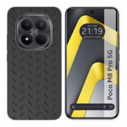 Funda Silicona para Xiaomi Poco M8 Pro 5G diseño Metal Dibujos