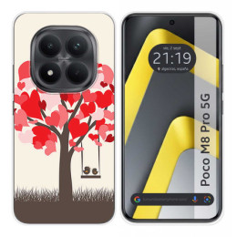 Funda Silicona para Xiaomi Poco M8 Pro 5G diseño Pajaritos Dibujos